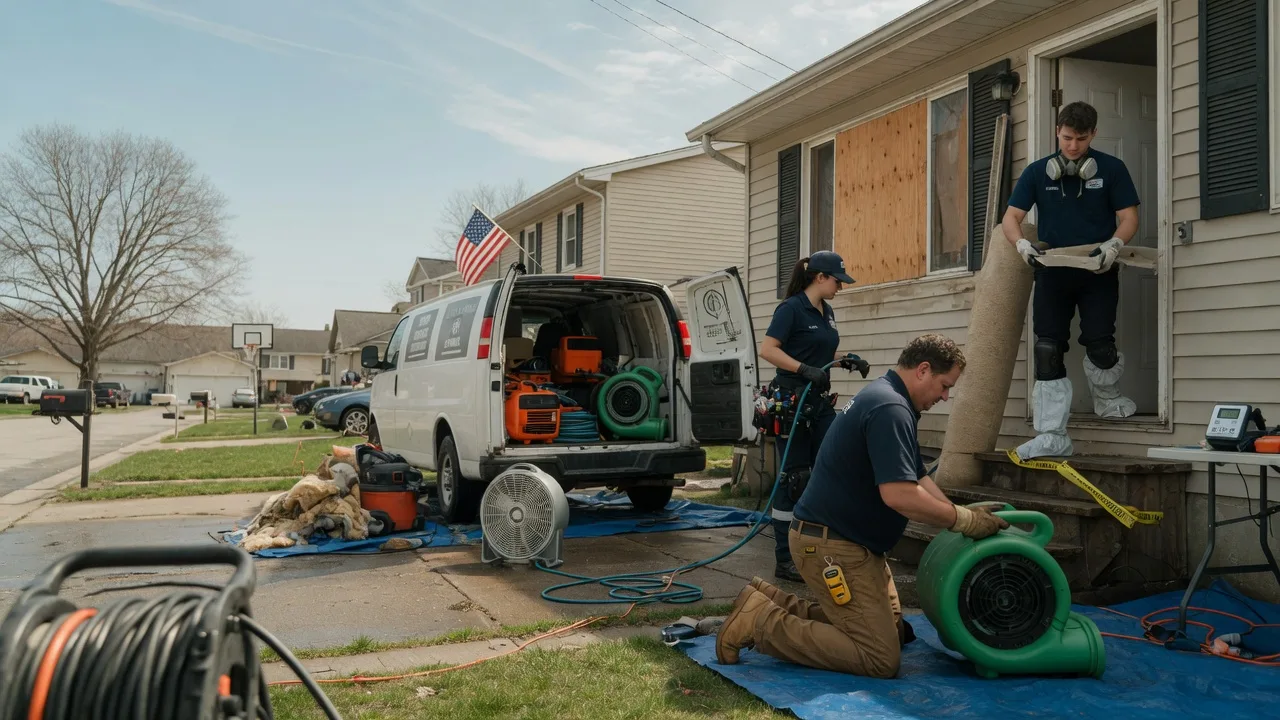 Water Damage Restoration in Hometown, IL near me